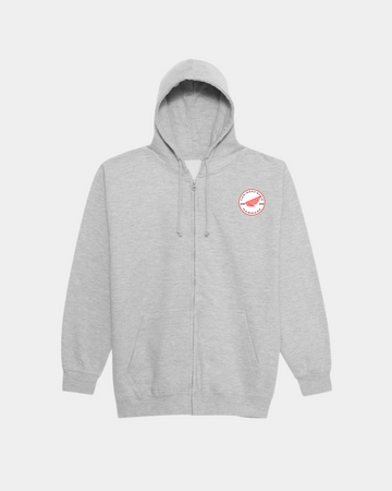 CBR 1000 - Light Grey Zip Hoodie