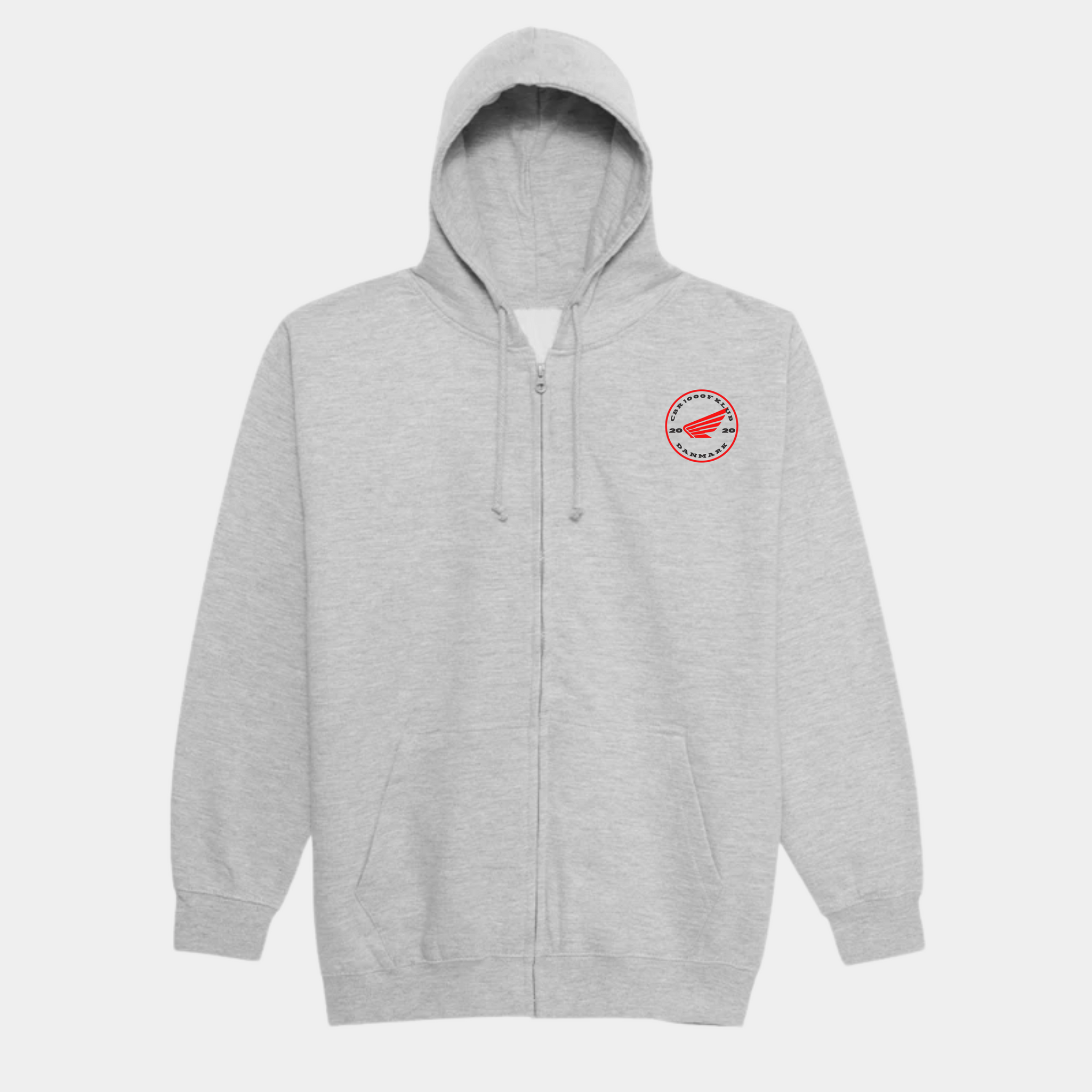 CBR 1000 - Light Zip Hoodie Grey V.2