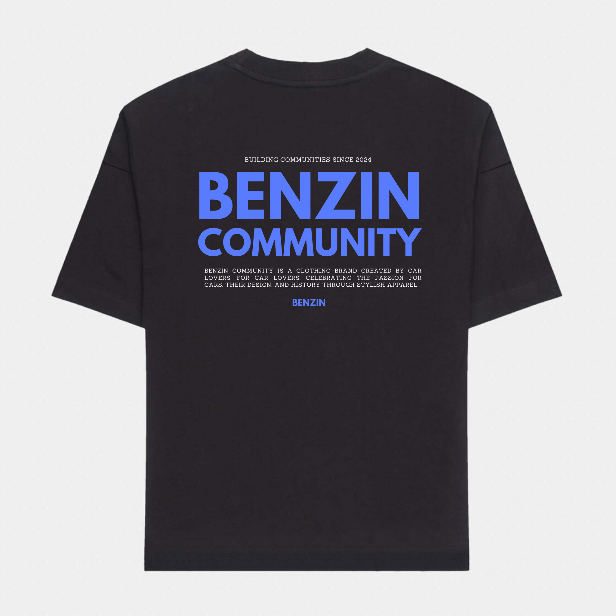 COMMUNITY TEE - BLACK & BLUE