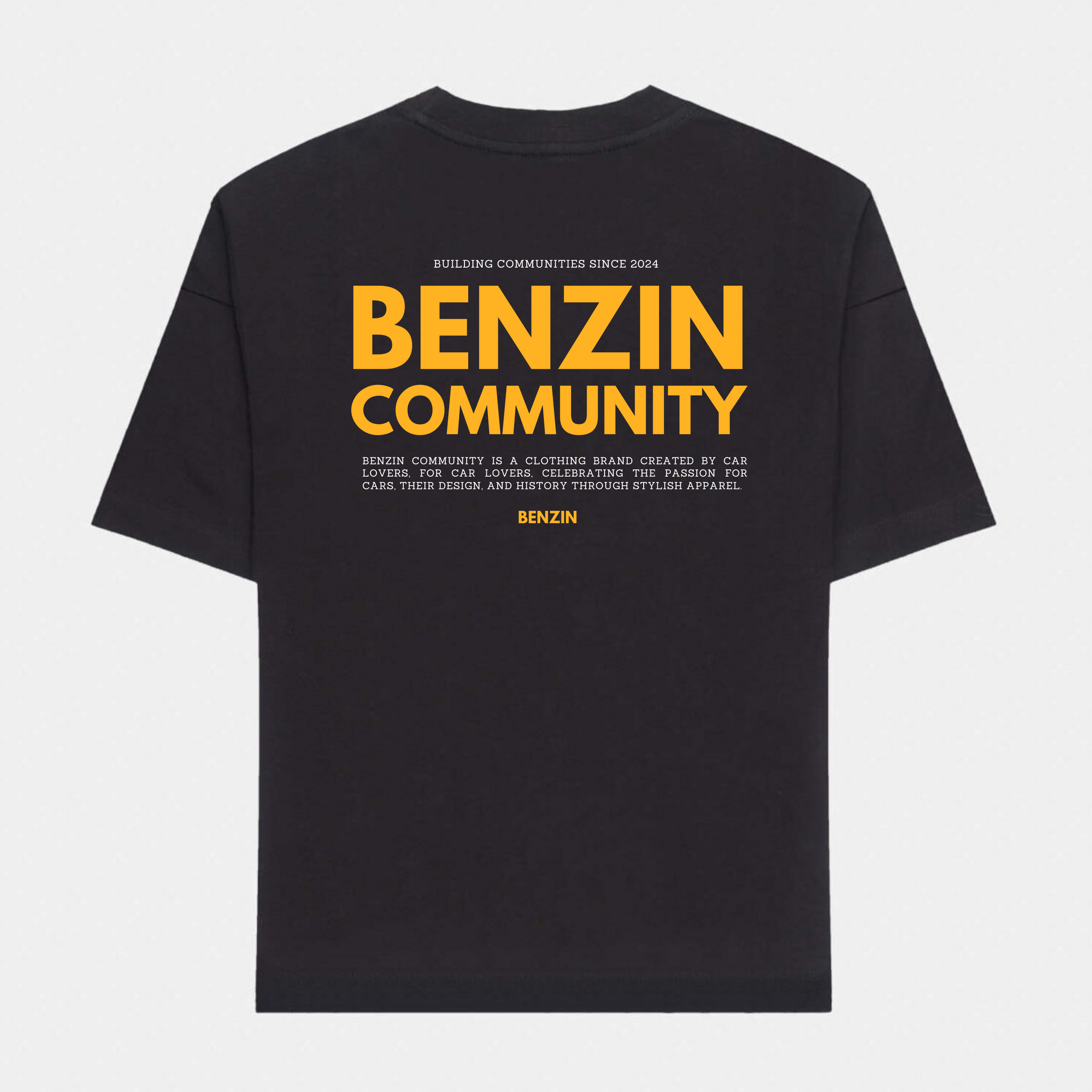 KIDS - BENZIN COMMUNITY TEE - BLACK & YELLOW