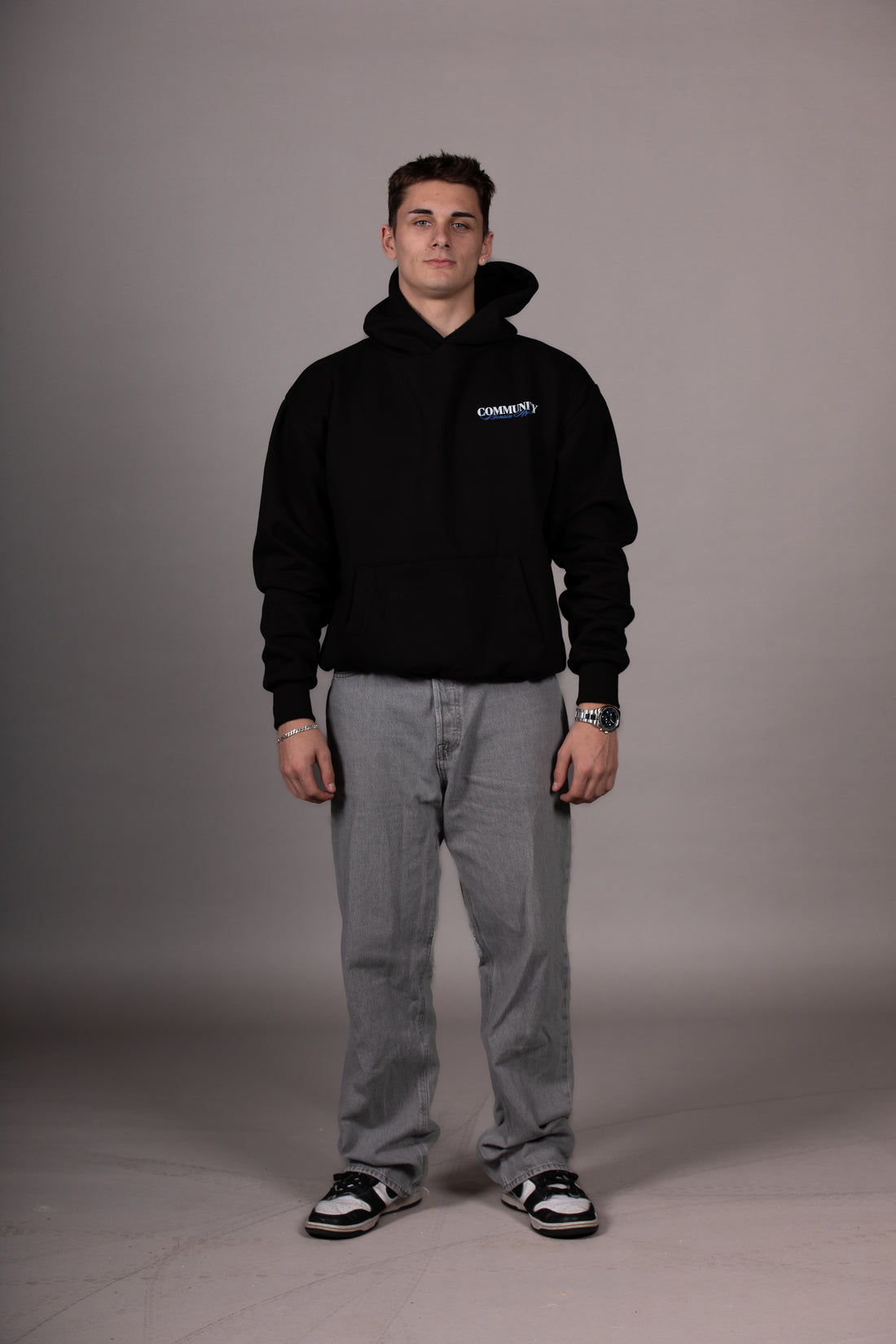 COMMUNITY HOODIE - BLACK
