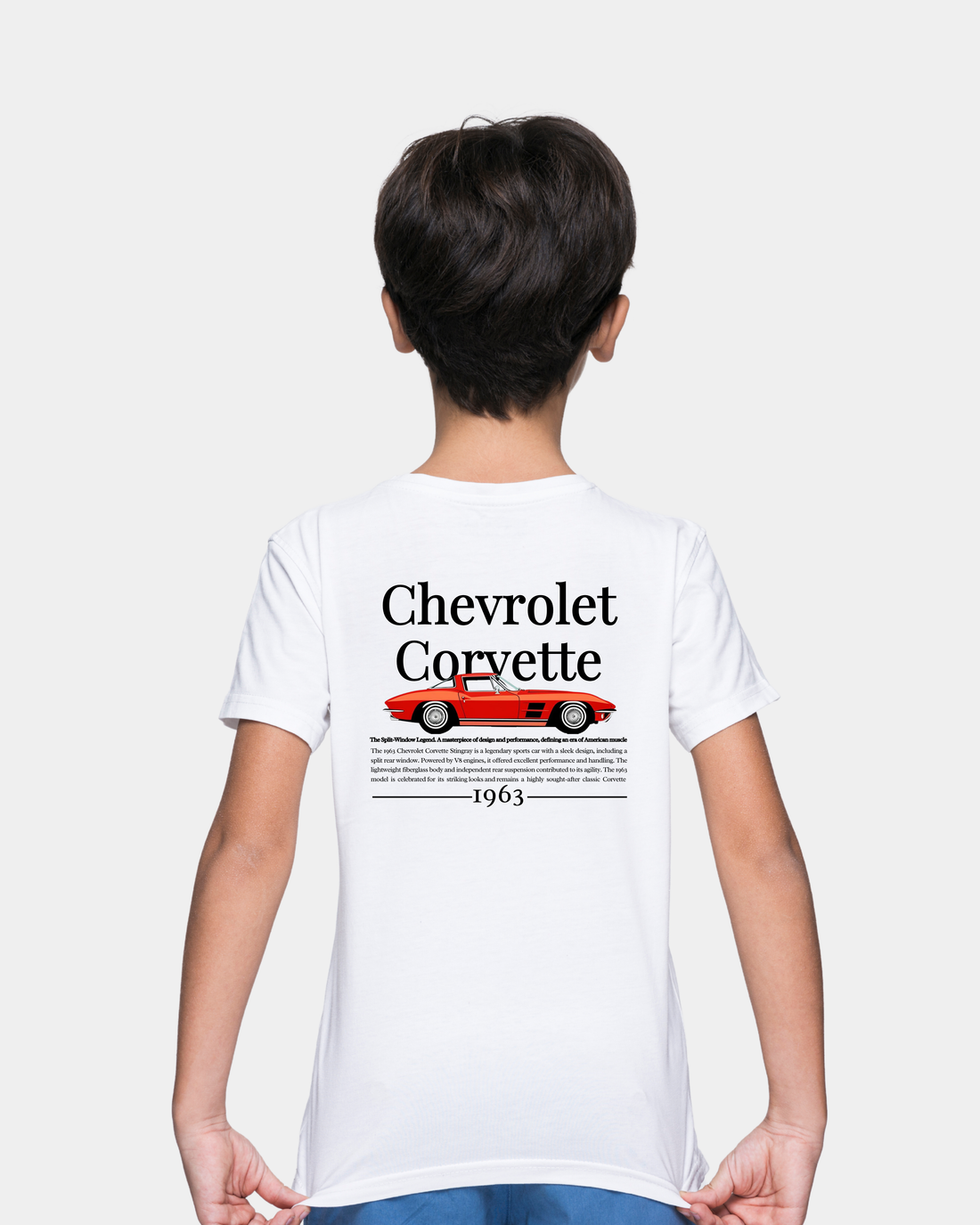 KIDS - CHERVOLET CORVETTE C2 - WHITE