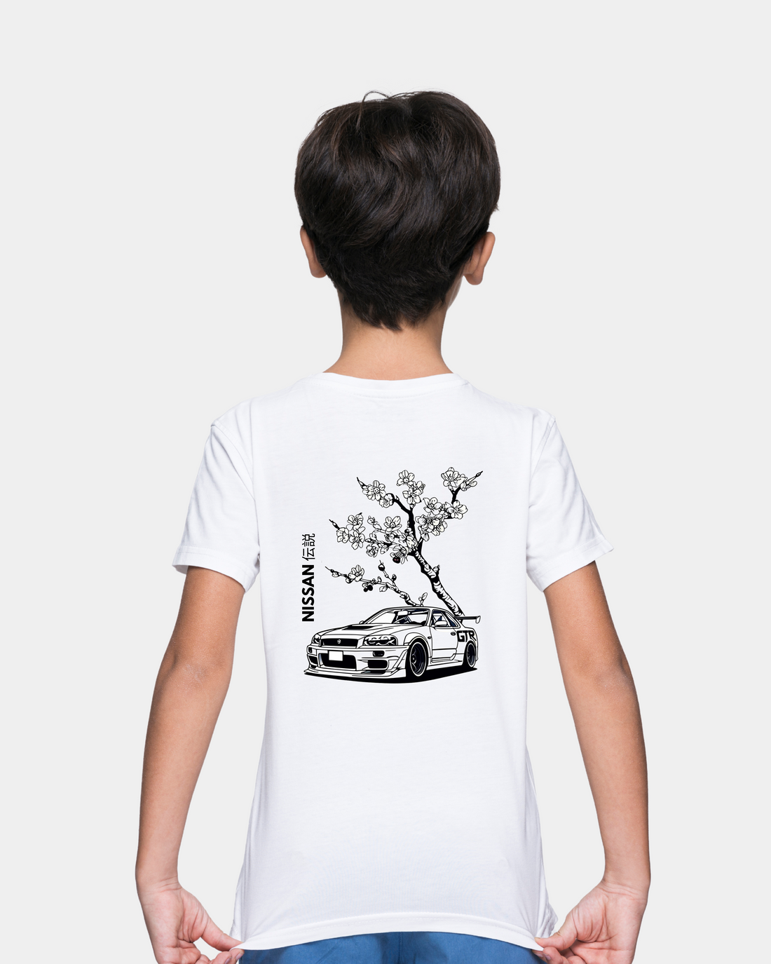 KIDS - NISSAN R34 GTR - WHITE